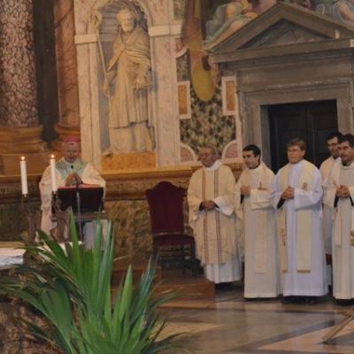 8 decembrie: Roma: Episcopi români prezenţi la comunitatea română
