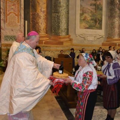8 decembrie: Roma: Episcopi români prezenţi la comunitatea română