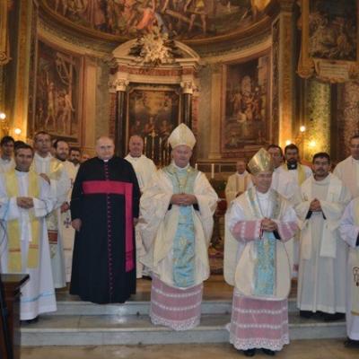 8 decembrie: Roma: Episcopi români prezenţi la comunitatea română