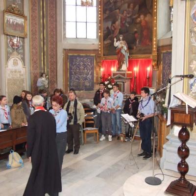 17 decembrie: Iaşi: Ceremonia distribuirii Luminii păcii de la Betleem
