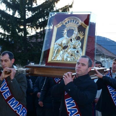 18-21 decembrie: Oituz: Peregrinatio Mariae şi misiuni populare