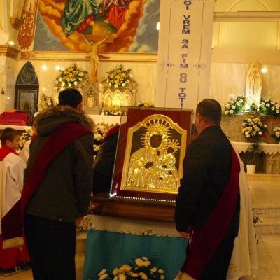 18-21 decembrie: Oituz: Peregrinatio Mariae şi misiuni populare