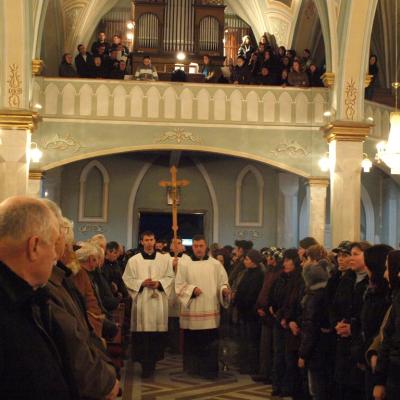 18-21 decembrie: Oituz: Peregrinatio Mariae şi misiuni populare