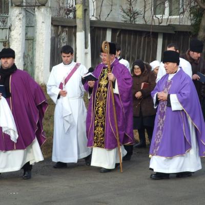 31 decembrie: Mirceşti: Funeraliile părintelui Sebastian Vârgă