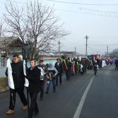 31 decembrie: Mirceşti: Funeraliile părintelui Sebastian Vârgă