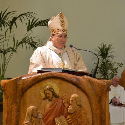 8 ianuarie: Roma: Episcopul auxiliar Giuseppe Marciante în vizită la comunitatea română