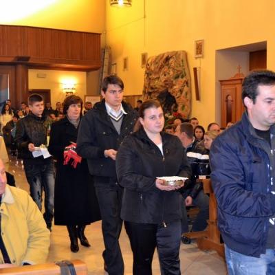 8 ianuarie: Roma: Episcopul auxiliar Giuseppe Marciante în vizită la comunitatea română