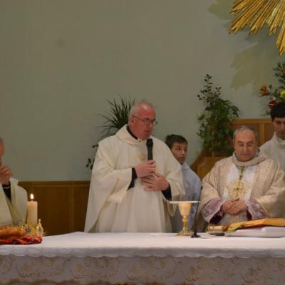 8 ianuarie: Roma: Episcopul auxiliar Giuseppe Marciante în vizită la comunitatea română
