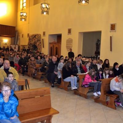 8 ianuarie: Roma: Episcopul auxiliar Giuseppe Marciante în vizită la comunitatea română