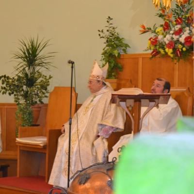 8 ianuarie: Roma: Episcopul auxiliar Giuseppe Marciante în vizită la comunitatea română