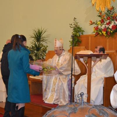 8 ianuarie: Roma: Episcopul auxiliar Giuseppe Marciante în vizită la comunitatea română