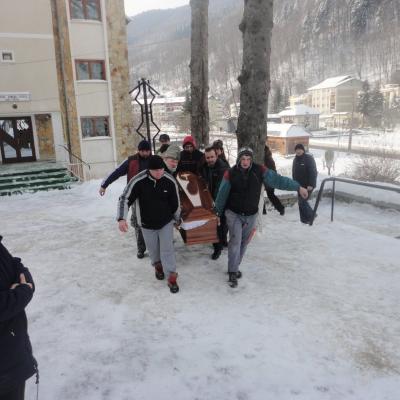 27 ianuarie: Slănic Moldova: Liturghie cu requiem pentru odihna sufletului preotului Francisc Căzănel