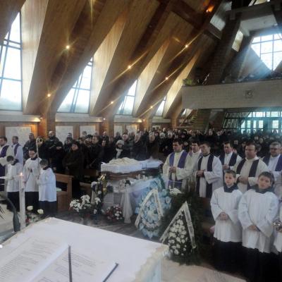 27 ianuarie: Slănic Moldova: Liturghie cu requiem pentru odihna sufletului preotului Francisc Căzănel