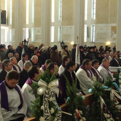 30 ianuarie: Şcheia: Funeraliile părintelui Francisc Căzănel