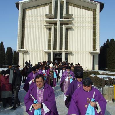 30 ianuarie: Şcheia: Funeraliile părintelui Francisc Căzănel