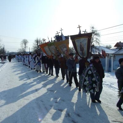 30 ianuarie: Şcheia: Funeraliile părintelui Francisc Căzănel