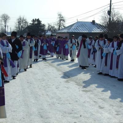 30 ianuarie: Şcheia: Funeraliile părintelui Francisc Căzănel