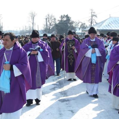 30 ianuarie: Şcheia: Funeraliile părintelui Francisc Căzănel