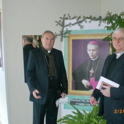 2 februarie: Bad Deutsch-Altenburg: Vizita episcopului Petru Gherghel în localitatea natală a episcopului martir Anton Durcovici