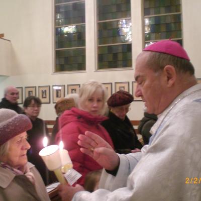 2 februarie: Bad Deutsch-Altenburg: Vizita episcopului Petru Gherghel în localitatea natală a episcopului martir Anton Durcovici