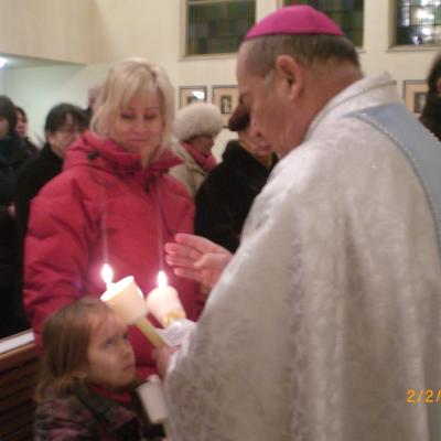 2 februarie: Bad Deutsch-Altenburg: Vizita episcopului Petru Gherghel în localitatea natală a episcopului martir Anton Durcovici