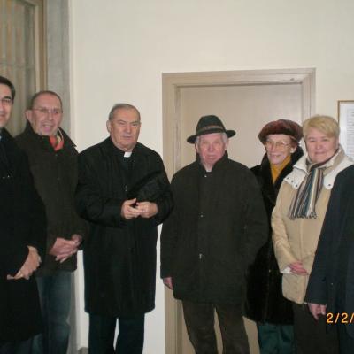 2 februarie: Bad Deutsch-Altenburg: Vizita episcopului Petru Gherghel în localitatea natală a episcopului martir Anton Durcovici