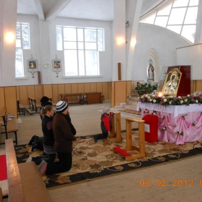 2-5 februarie: Lespezi: Peregrinatio Mariae