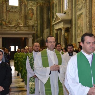 5 februarie: Roma: Întâlnirea persoanelor consacrate cu PS Petru Gherghel