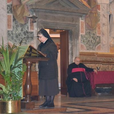 5 februarie: Roma: Întâlnirea persoanelor consacrate cu PS Petru Gherghel