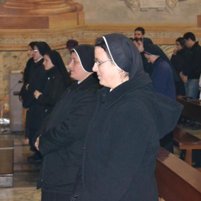 5 februarie: Roma: Întâlnirea persoanelor consacrate cu PS Petru Gherghel