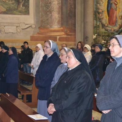 5 februarie: Roma: Întâlnirea persoanelor consacrate cu PS Petru Gherghel