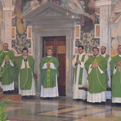 5 februarie: Roma: Întâlnirea persoanelor consacrate cu PS Petru Gherghel
