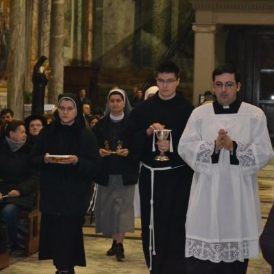 5 februarie: Roma: Întâlnirea persoanelor consacrate cu PS Petru Gherghel