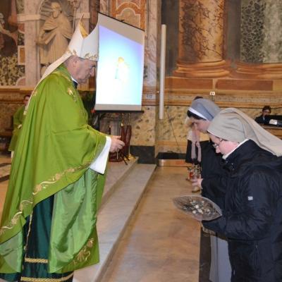 5 februarie: Roma: Întâlnirea persoanelor consacrate cu PS Petru Gherghel