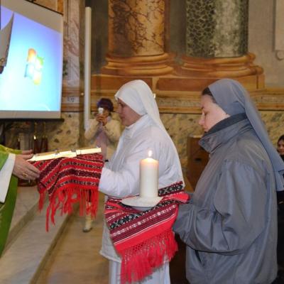 5 februarie: Roma: Întâlnirea persoanelor consacrate cu PS Petru Gherghel