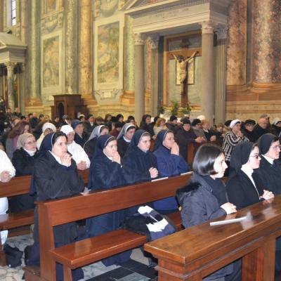 5 februarie: Roma: Întâlnirea persoanelor consacrate cu PS Petru Gherghel