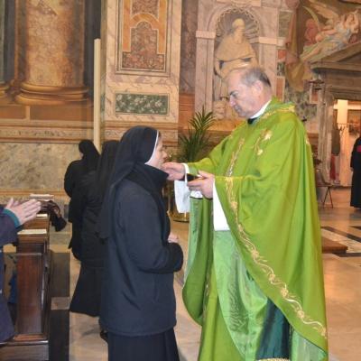 5 februarie: Roma: Întâlnirea persoanelor consacrate cu PS Petru Gherghel