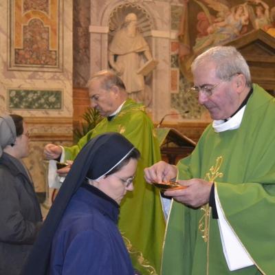 5 februarie: Roma: Întâlnirea persoanelor consacrate cu PS Petru Gherghel
