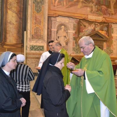 5 februarie: Roma: Întâlnirea persoanelor consacrate cu PS Petru Gherghel