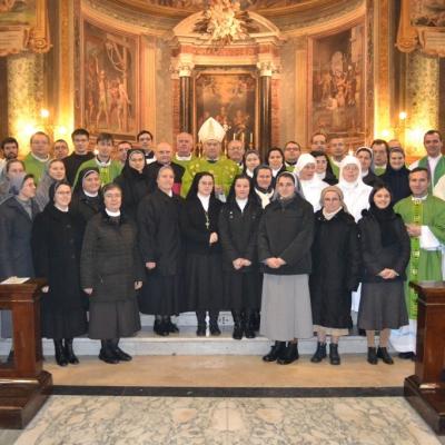 5 februarie: Roma: Întâlnirea persoanelor consacrate cu PS Petru Gherghel