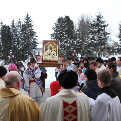 9-11 februarie: Tămăşeni: Peregrinatio Mariae, hramul secundar şi misiuni populare