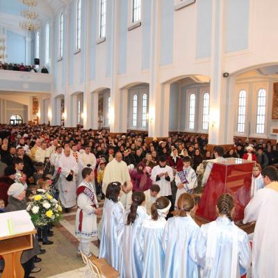 9-11 februarie: Tămăşeni: Peregrinatio Mariae, hramul secundar şi misiuni populare
