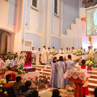 9-11 februarie: Tămăşeni: Peregrinatio Mariae, hramul secundar şi misiuni populare