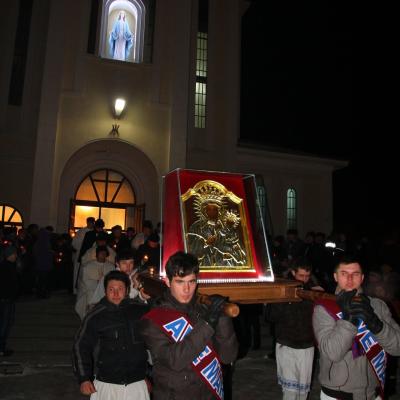 9-11 februarie: Tămăşeni: Peregrinatio Mariae, hramul secundar şi misiuni populare