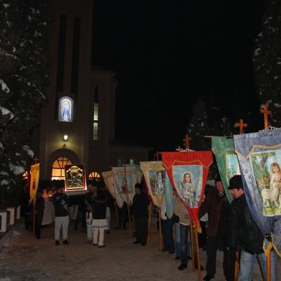 9-11 februarie: Tămăşeni: Peregrinatio Mariae, hramul secundar şi misiuni populare