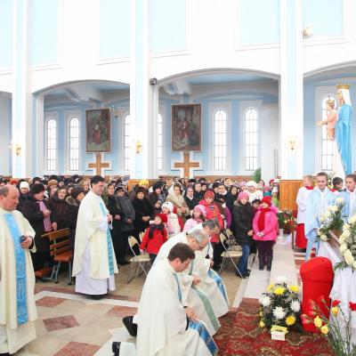 9-11 februarie: Tămăşeni: Peregrinatio Mariae, hramul secundar şi misiuni populare