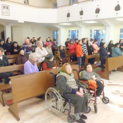 11 februarie: Iaşi (Bucium): Ziua Mondială a Bolnavului la căminul de bătrâni "Sfântul Iosif"