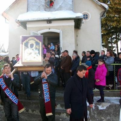 16-19 februarie: Berzunţi: "Peregrinatio Mariae" şi misiuni populare