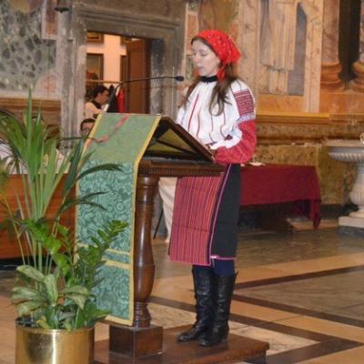 18-19 februarie: Roma: Cardinalul îmbrăcat cu tunică neagră