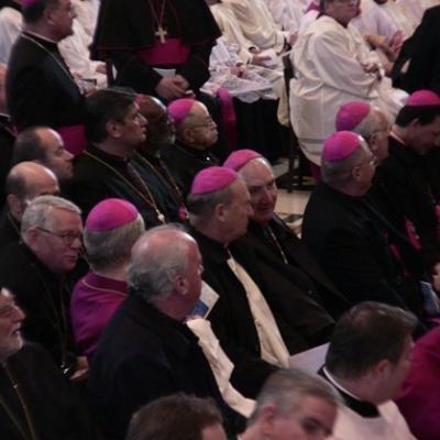 18-19 februarie: Roma: Cardinalul îmbrăcat cu tunică neagră